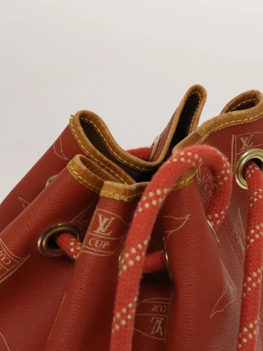 LOUIS VUITTON LV Cup Saint Tropez Shoulder Bag Red M80026 LV Auth ep8882 - Picture 7 of 16